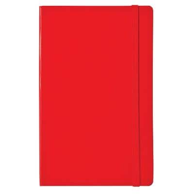 Moleskine Notebook A5 Ruled Glued Cardboard Hardback Red 240 Pages
