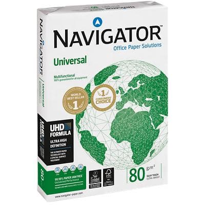 Navigator Universal A3 Printer Paper 80 gsm Smooth White 500 Sheets