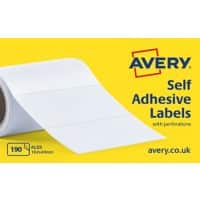 Avery AL03 Address Labels Self Adhesive 102 x 49 mm White 190 Labels