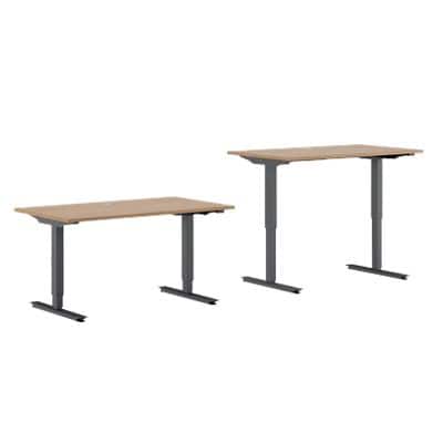 EFG Sit Stand Desk BRO18MR62 Beech 1,800 mm  x  800 mm