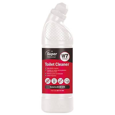 Super Professional Products W7 Toilet Cleaner Lemon 750ml