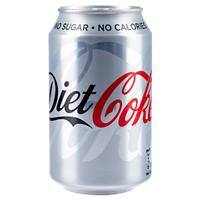 Coca-Cola Diet Soft Drink Can 330ml Pack of 24