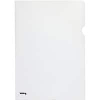 Viking Cut Flush Folder A4 Transparent Polypropylene 120 Microns Pack of 100