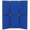 Display Stand Double Deck Blue 610 x 915 mm