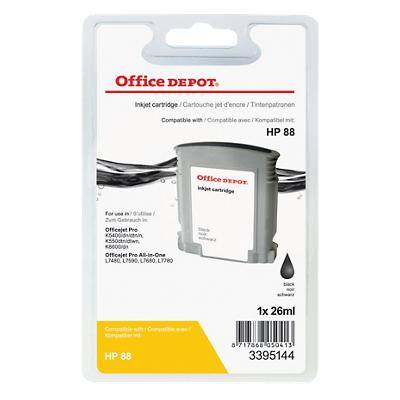 Office Depot Compatible HP 88 Ink Cartridge C9385AE Black