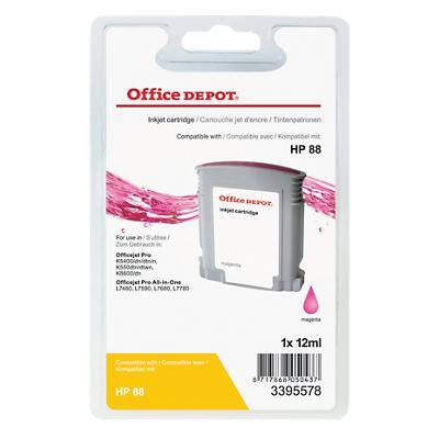 Office Depot Compatible HP 88 Ink Cartridge C9387AE Magenta