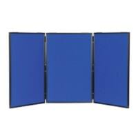 Freestanding Display Stand Nyloop Fabric Lightweight 610 x 915 mm Blue