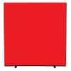 Freestanding Screen Fabric Wrapped 1500 x 1500 mm Red