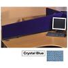 Single Desk Screen DSCR1-BE Blue 390 x 300 x 1,590 mm