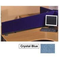 Single Desk Screen DSCR1-BE Blue 390 x 300 x 1,590 mm