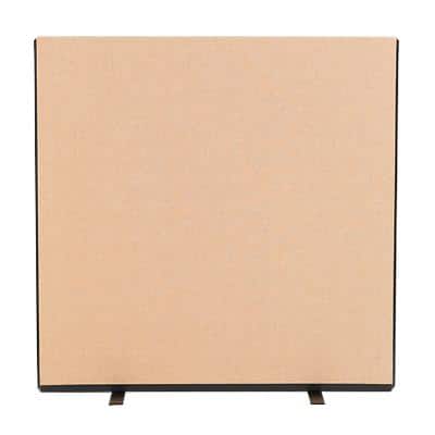 Freestanding Screen Fabric Wrapped 1200 x 1200 mm Brown
