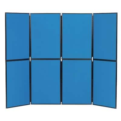 Freestanding Display Stand Nyloop Fabric Foldaway 610 x 915mm Blue