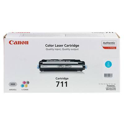 Canon 711C Original Toner Cartridge Cyan