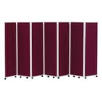 Concertina Screen 609402 Red 560 x 1,500 mm