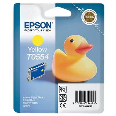 Epson T0554 Original Ink Cartridge C13T05544010 Yellow