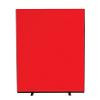 Freestanding Screen Fabric Wrapped 1200 x 1500 mm Red