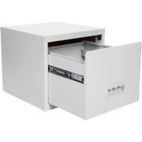 Pierre Henry Maxi Steel Filing Cabinet with 1 Lockable Drawer 400 x 400 x 360 mm Grey