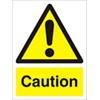 Warning Sign Caution PVC 15 x 20 cm