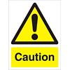 Warning Sign Caution Plastic 20 x 15 cm
