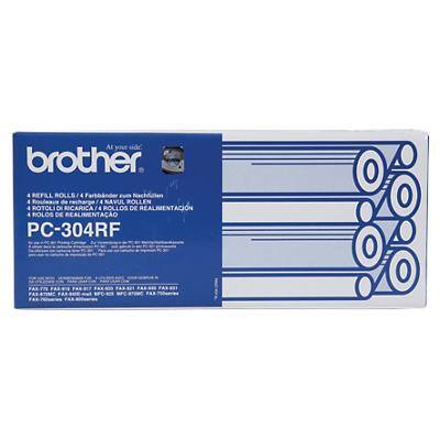Brother Original Transfer Roller PC-304RF Black Pack of 4