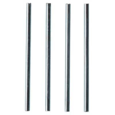 Deflecto Letter Tray Risers Metal Silver 11.5 cm Pack of 4