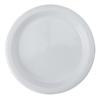 Niceday Plates Plastic N/A White 25 Pieces