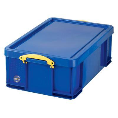 Really Useful Box Plastic Storage 18 Litre Blue 480 x 390 x 200 mm