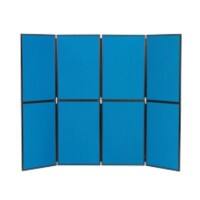Freestanding Display Stand PVC 8 Panel 610 x 915mm Blue