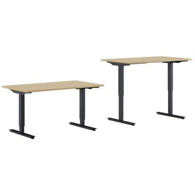 EFG Sit Stand Desk BRO16MB24 Birch 1,600 mm  x  800 mm