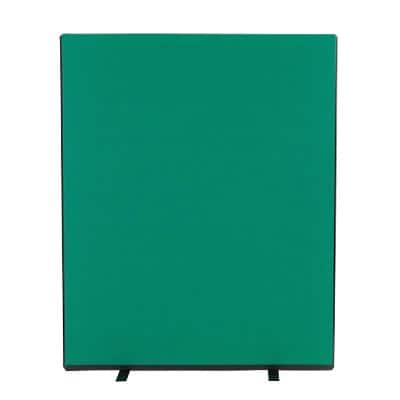 Freestanding Screen Fabric Wrapped 1200 x 1500 mm Green