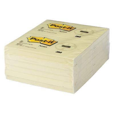 Post-it Sticky Notes 127 x 76 mm Yellow 12 Pieces of 100 Sheets