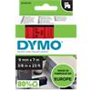 DYMO D1 Labelling Tape Authentic 40917 S0720720 Adhesive Black on Red 9 mm x 7 m