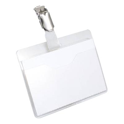 DURABLE Standard Name Badge with Clip 810619 90 x 60 mm Pack of 25