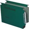 Rexel Crystalfile Classic 330 Lateral Suspension File 70672 U Base 50 mm 230 gsm Green 100% Recycled Manilla Pack of 25