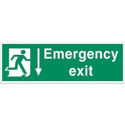 Fire Exit Sign Emergency Exit PVC 60 x 20 cm