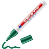 edding 750 Permanent Paint Marker Green Medium Bullet 2-4 mm