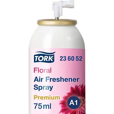 Tork Premium A1 Air Freshener Spray 3000 sprays Floral 75ml