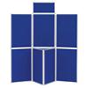 Freestanding Display Stand Nyloop Fabric Foldaway 923 x 316mm Blue