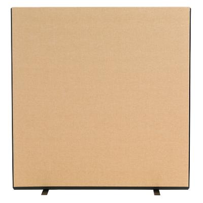 Freestanding Screen Fabric Wrapped 1500 x 1500 mm Brown