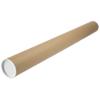 Mailing Tubes Brown 1,117 (L) x 102 (D) mm Pack of 4
