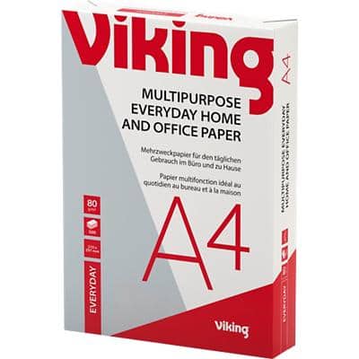 Viking Everyday A4 Printer Paper White 80 gsm Smooth 500 Sheets