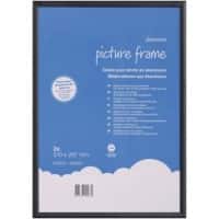 Viking A4 Picture Frame Hanging Black Aluminium 29.7 (W) x 21 (H) cm Pack of 2