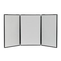 Freestanding Display Stand Nyloop Fabric Lightweight 610 x 915mm Grey