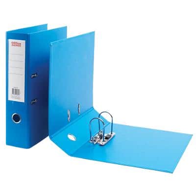 Office Depot Lever Arch File 80 mm Polypropylene 2 ring A4+ Blue