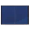 Nobo Lockable Noticeboard Internal Glazed 8 x A4 Blue 108.5 x 82.5 cm