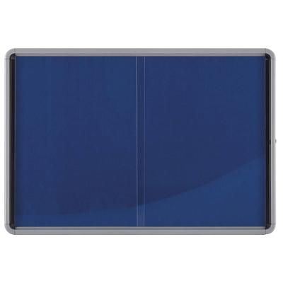 Nobo Lockable Noticeboard Internal Glazed 8 x A4 Blue 108.5 x 82.5 cm