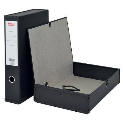 Office Depot Box File Foolscap Polypropylene 75 mm Black