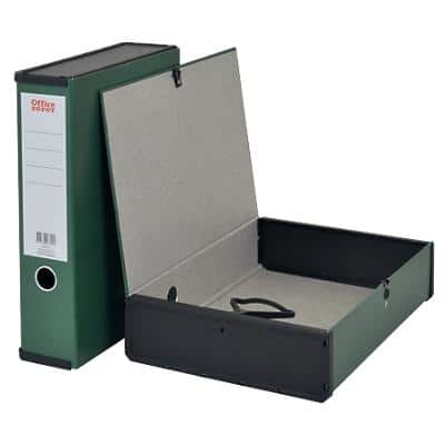 Office Depot Box File A4 75 mm Dark Green