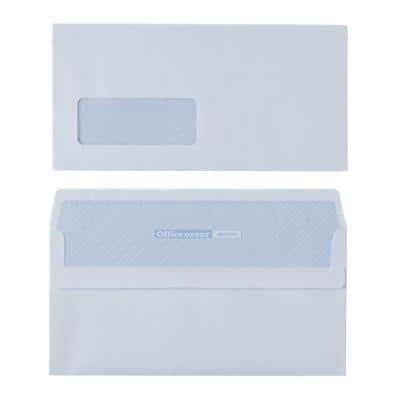Office Depot Envelopes with Window DL 220 (W) x 110 (H) mm Self-adhesive Self Seal White 80 gsm Pack of 250