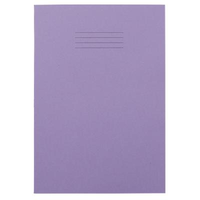 Exercise Books A4 Ruled 80 Pages Purple 210 (W) x 297 (H) mm Pack of 50